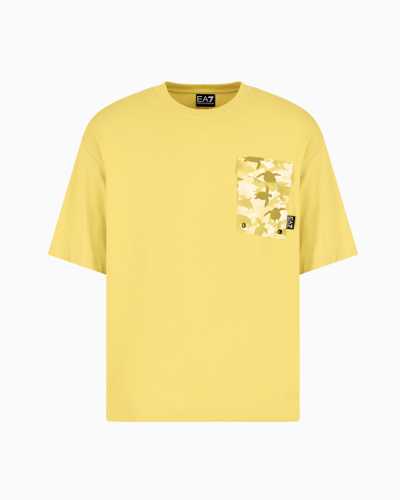 Graphic Series cotton jersey T-shirt with printed pocket Slide 0