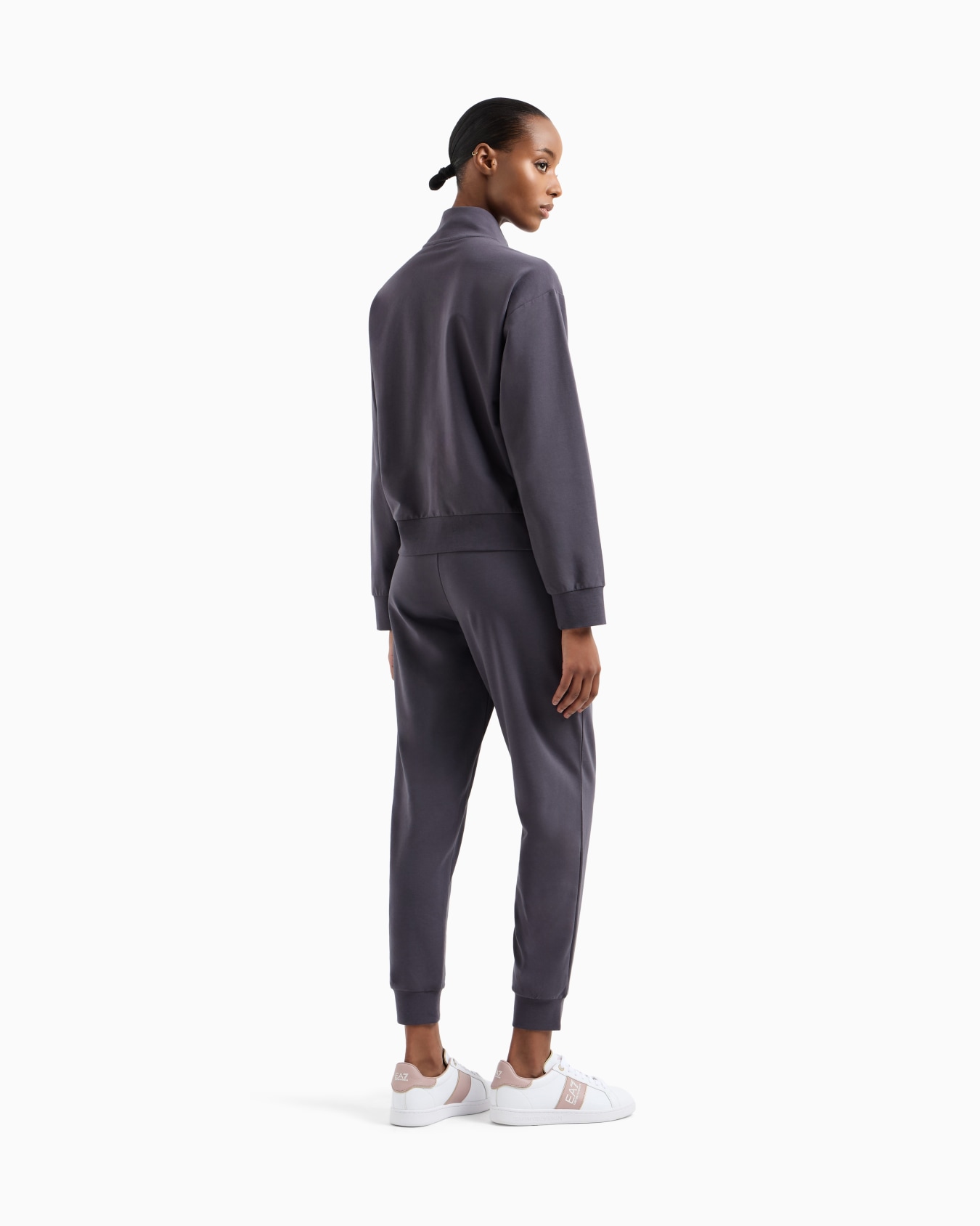 Core Lady stretch-cotton tracksuit Slide 2