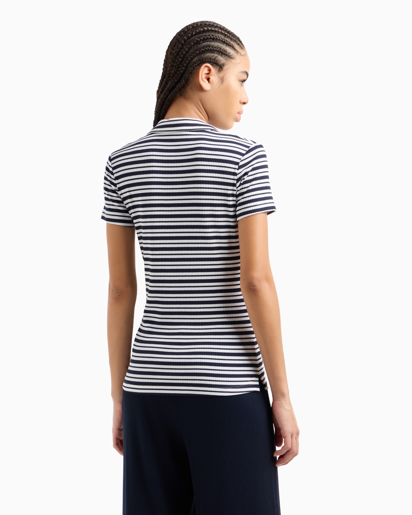 Costa Smeralda stretch viscose jersey polo-neckline T-shirt Slide 2