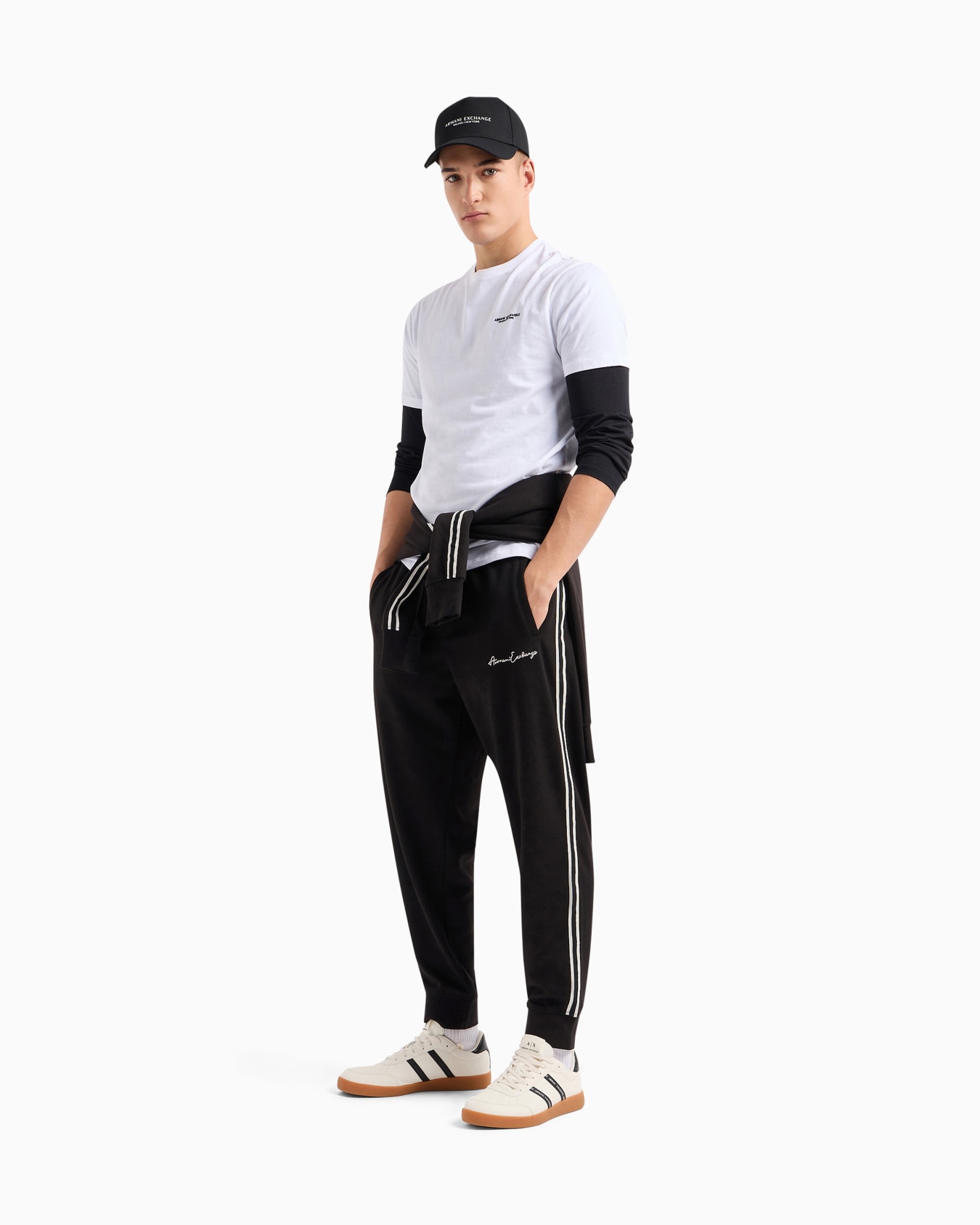 Pima Cotton Long Sleeve T-Shirt Slide 1