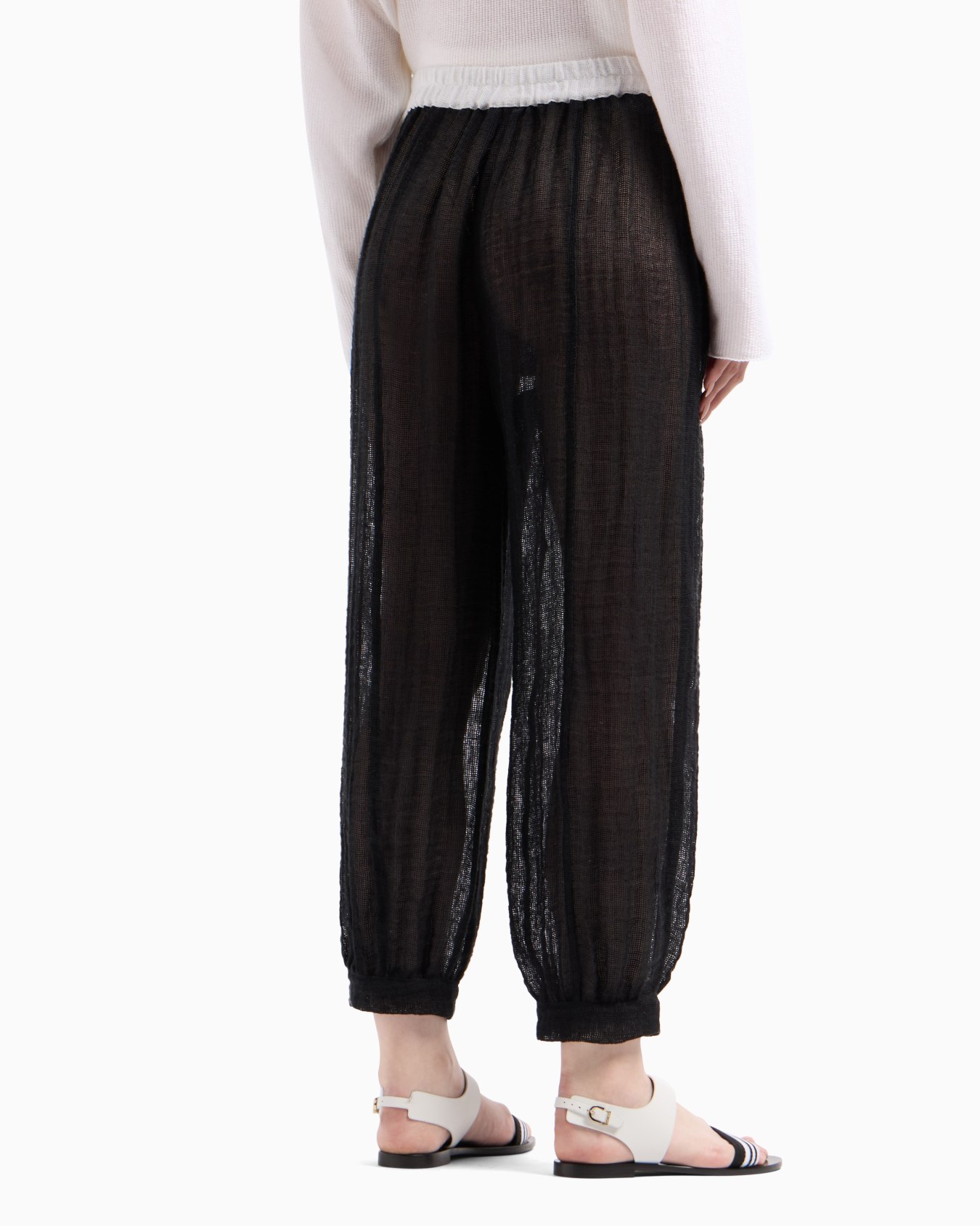 Hose aus Mesh-Leinenmischgewebe Folie 2