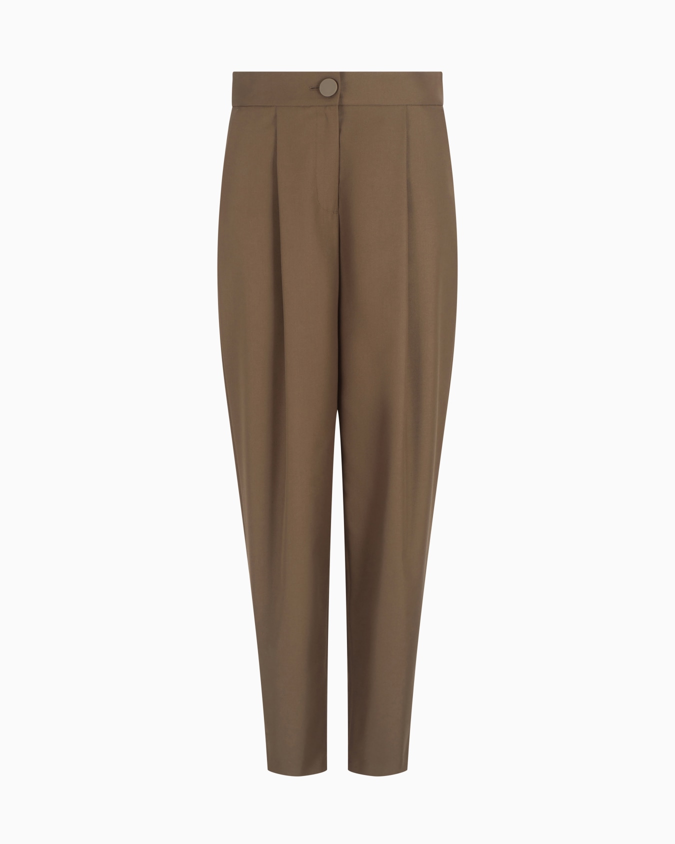 Pantaloni con pinces in twill Slide 0