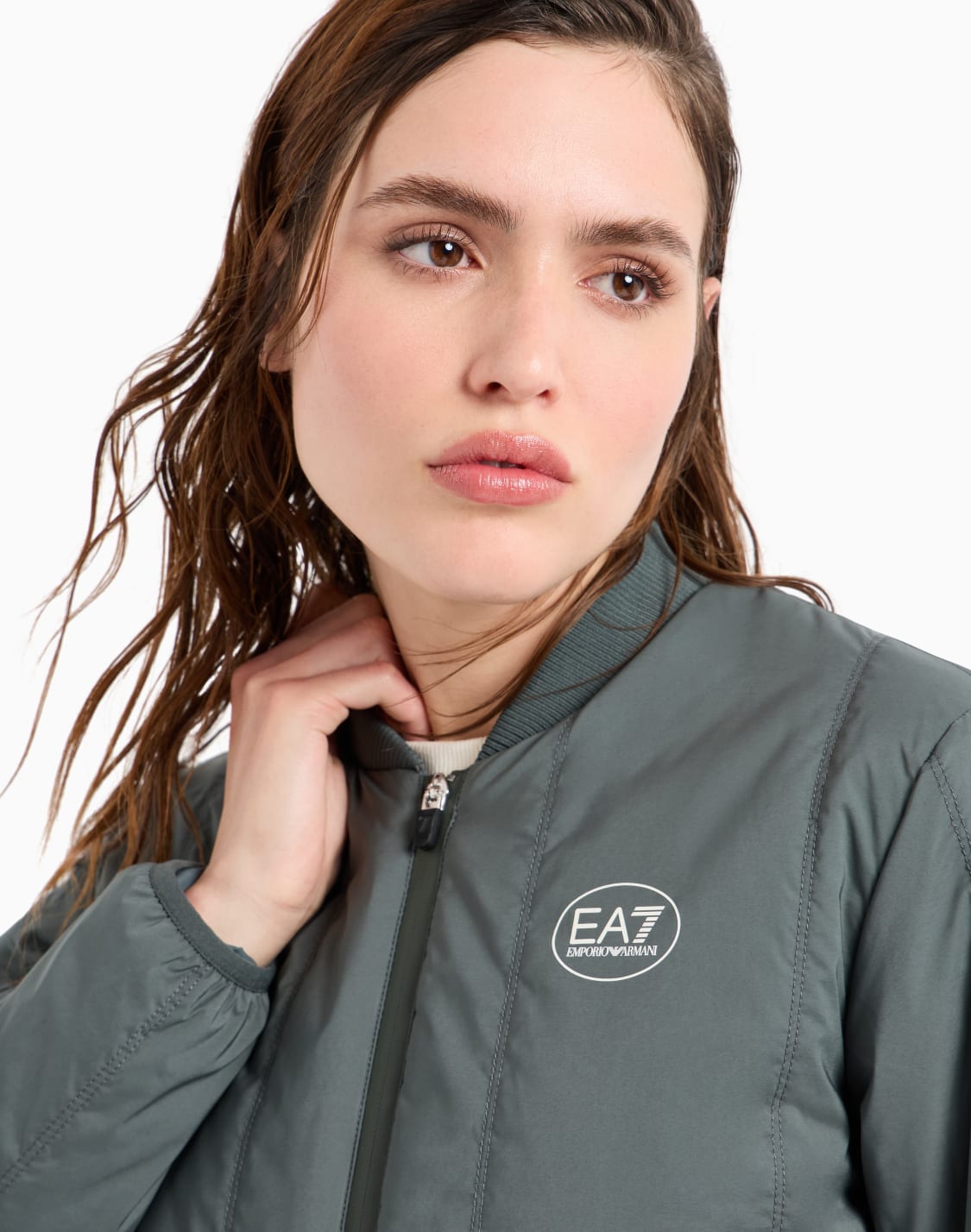 golf-pro-lightly-padded-jacket-in-stretch-nylon-grey--ea7