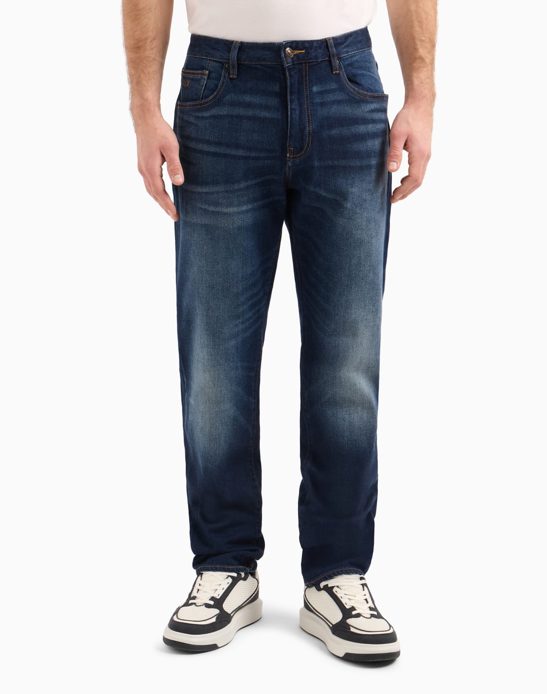 j16-straight-fit-jeans-in-stone-washed-cotton-denim-blue--armani-exchange