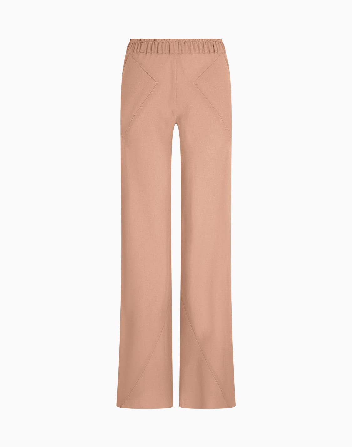 ausgestellte-hose-aus-viskose-und-gewaschener-seide-pink--giorgio-armani