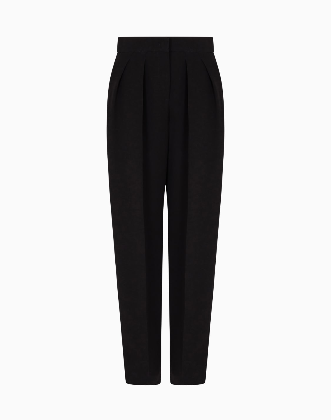 bundfaltenhose-aus-seidencady-schwarz--giorgio-armani