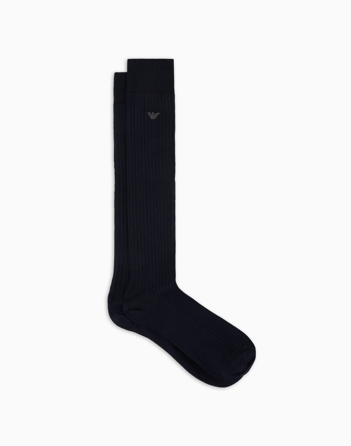 lisle-knee-high-socks-blue--emporio-armani