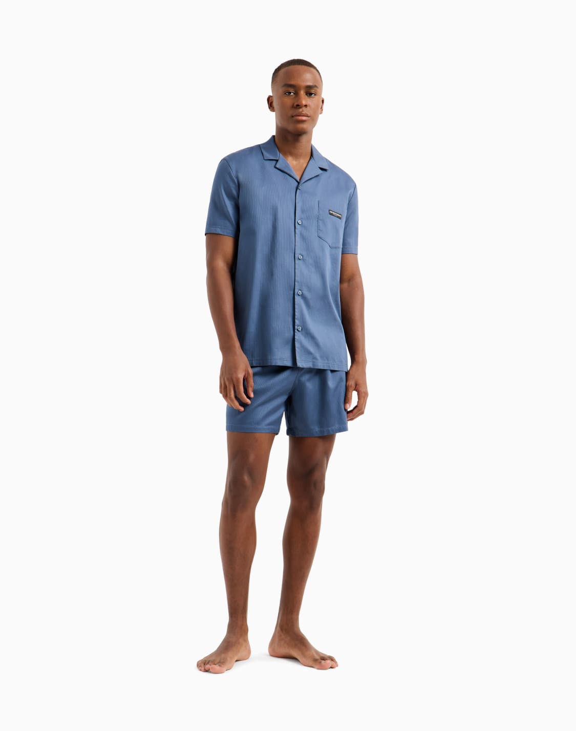 logo-label-pyjamas-with-shorts-light-blue--emporio-armani