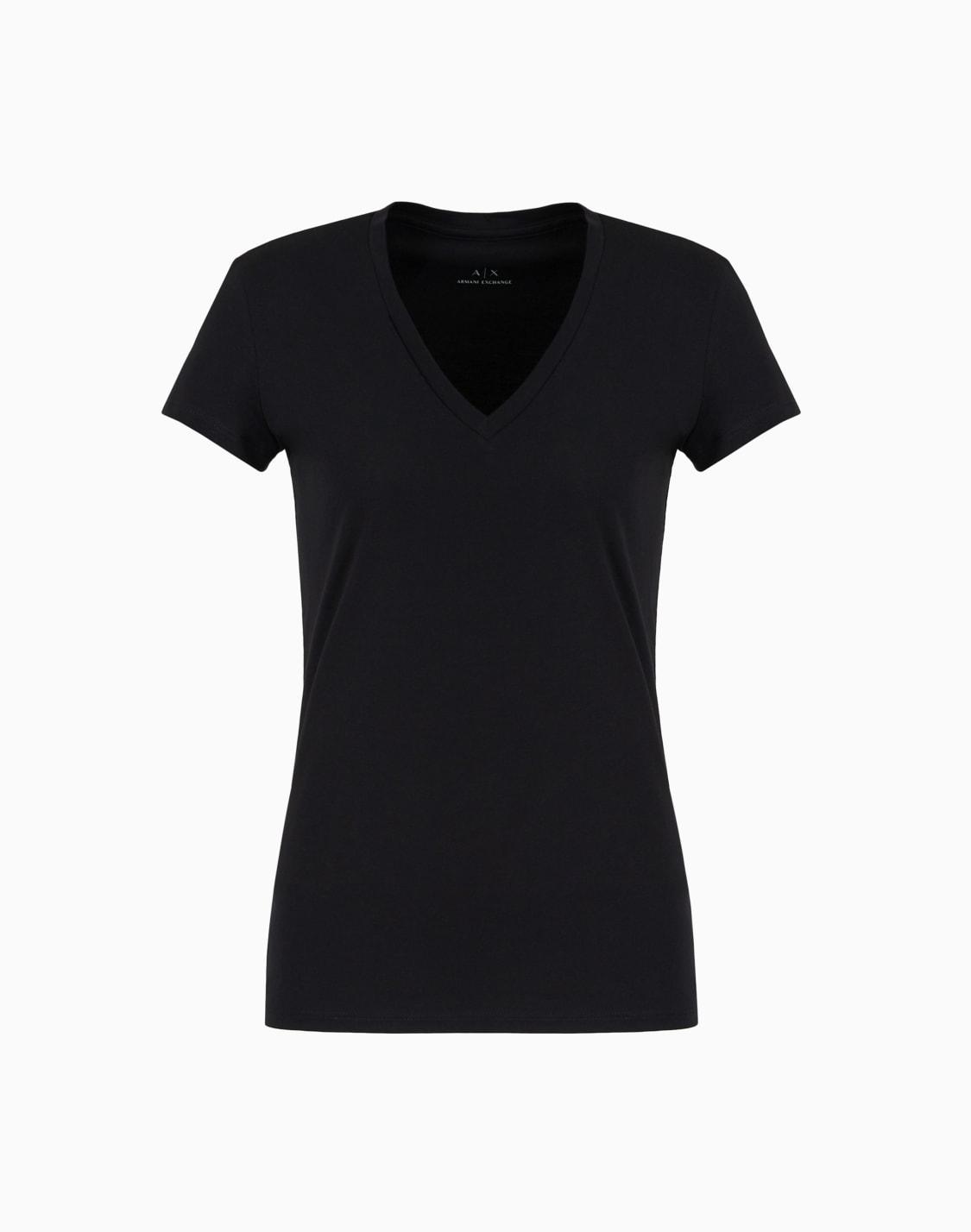 camiseta-slim-fit-en-punto-de-algodn-pima-negro--armani-exchange