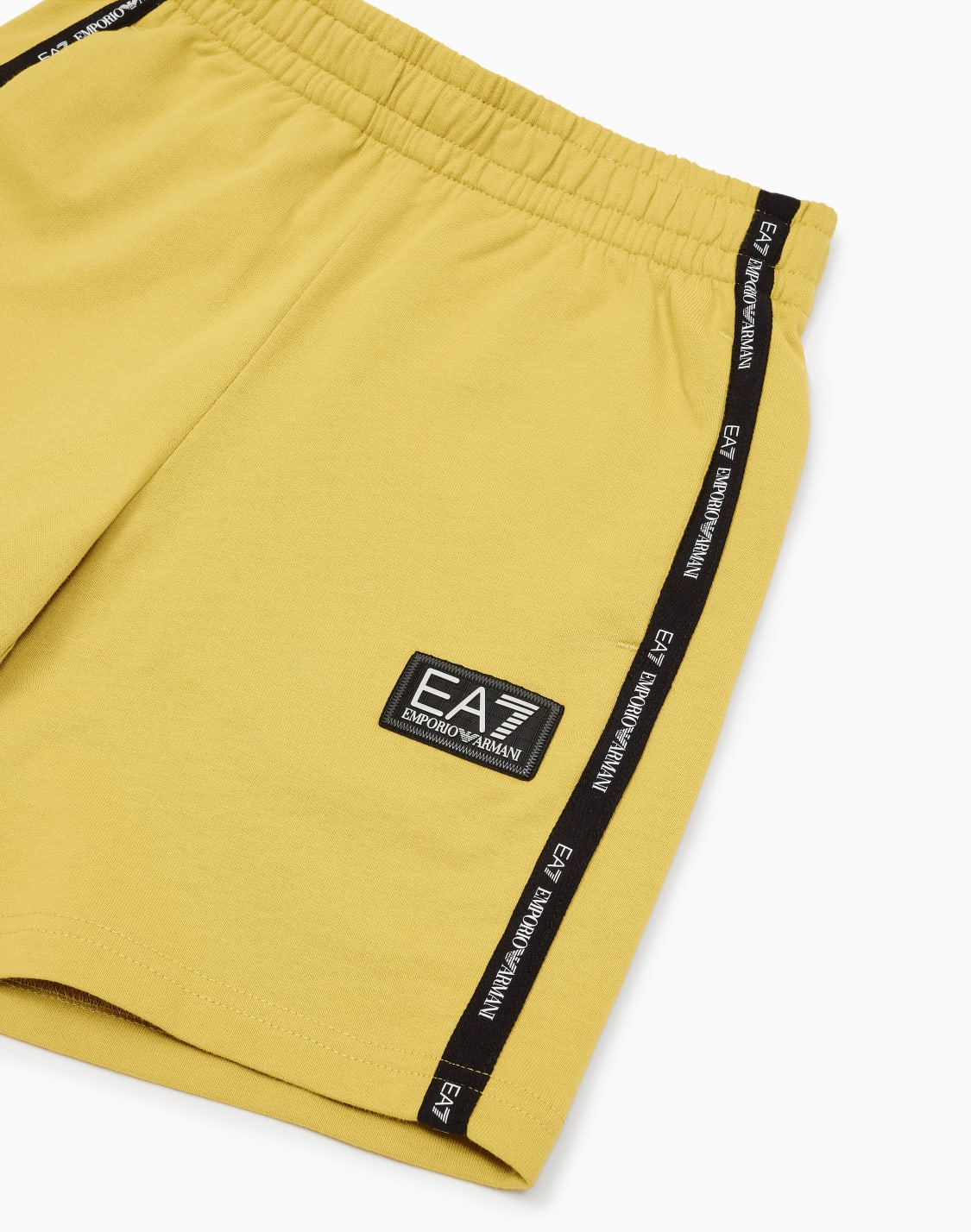 logo-series-boy-cotton-bermuda-shorts-yellow--ea7