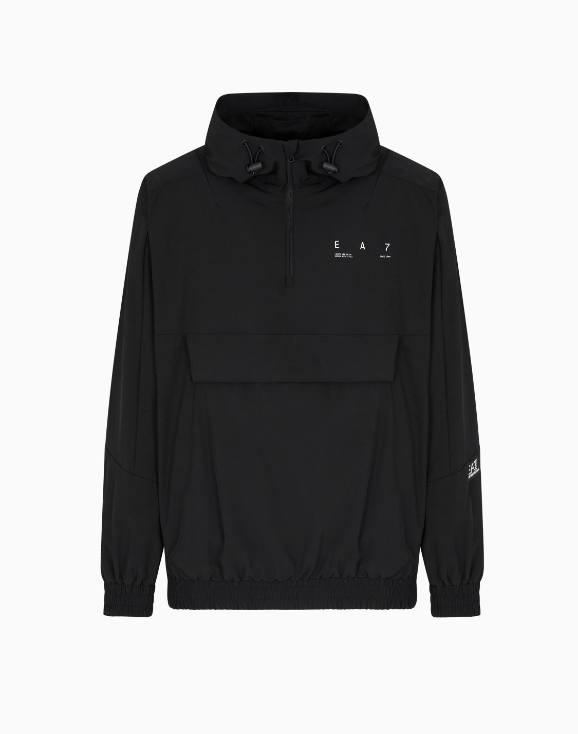 graphic-series-jacke-mit-kapuze-aus-elastischem-funktionsgewebe-schwarz--ea7