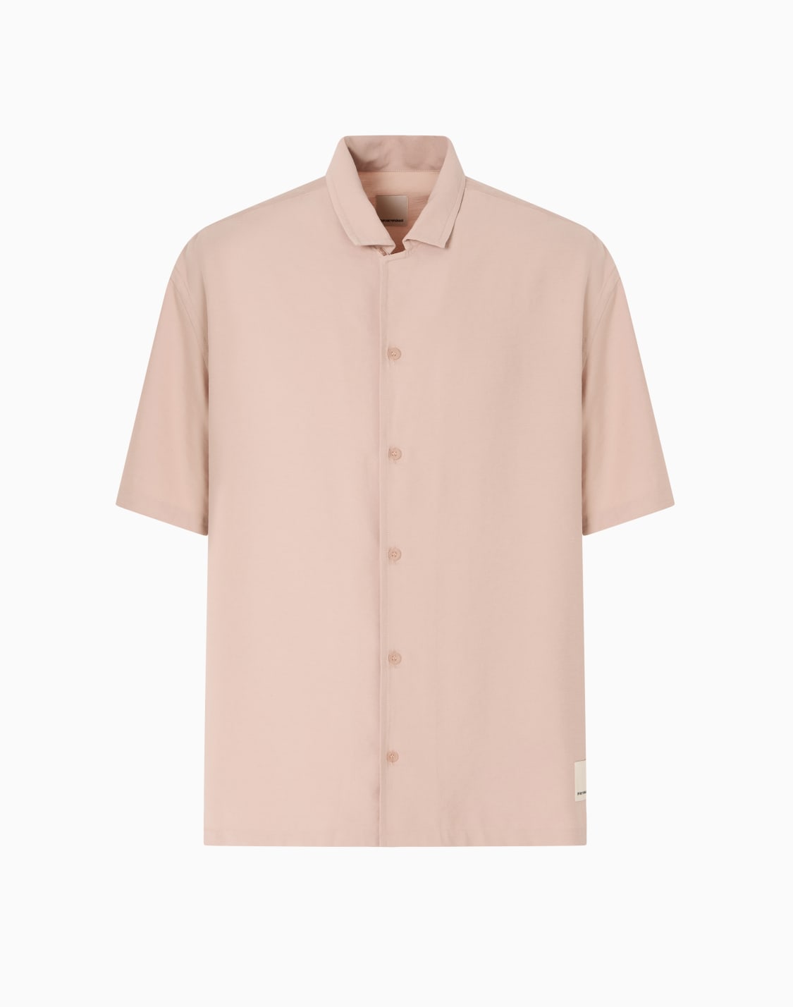 short-sleeved-modal-shirt-with-oversized-print-from-the-peace-capsule-collection-pink--emporio-armani