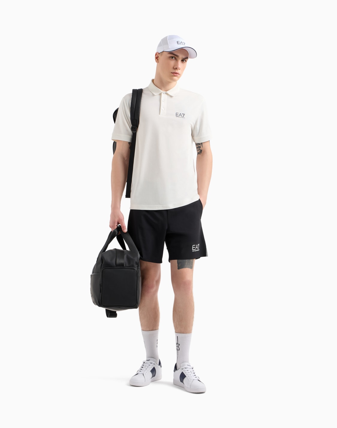 polo-tennis-club-en-punto-de-algodn-elstico-blanco--ea7