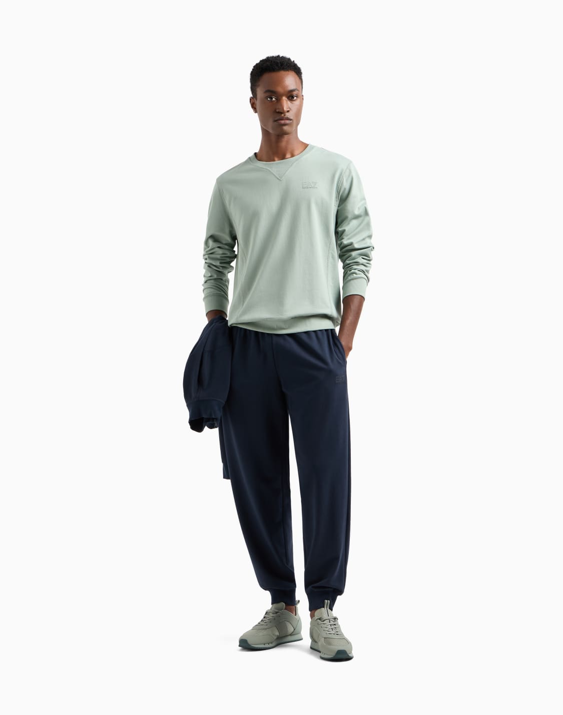 visibility-cotton-crew-neck-sweatshirt-green--ea7